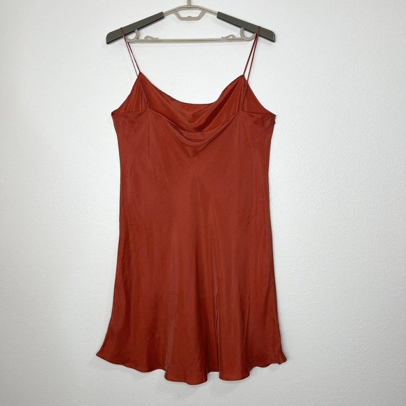 J. Crew Wildfire Red Gwen Sleeveless Cupro Slip Dress Plus Size 18 NWT BI679 - Picture 10 of 13